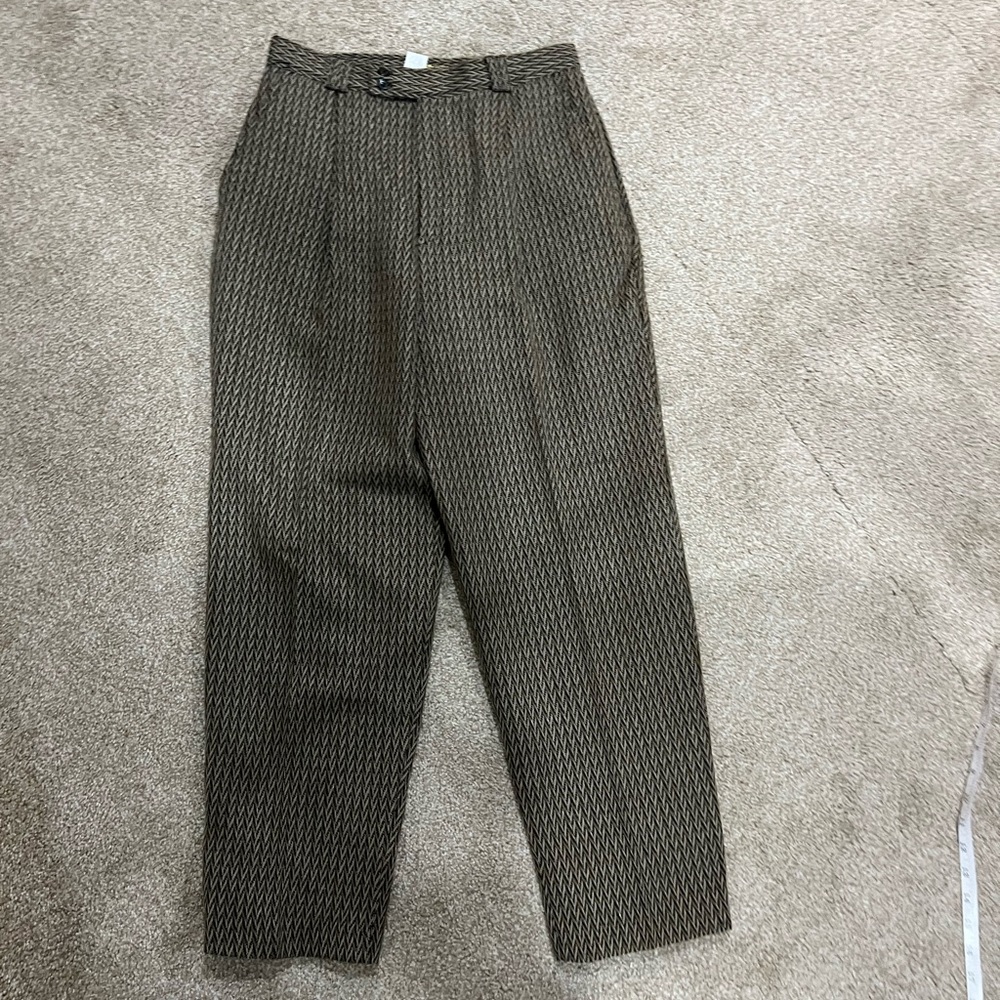 Vintage Casablanca High Rise Pleated Trouser